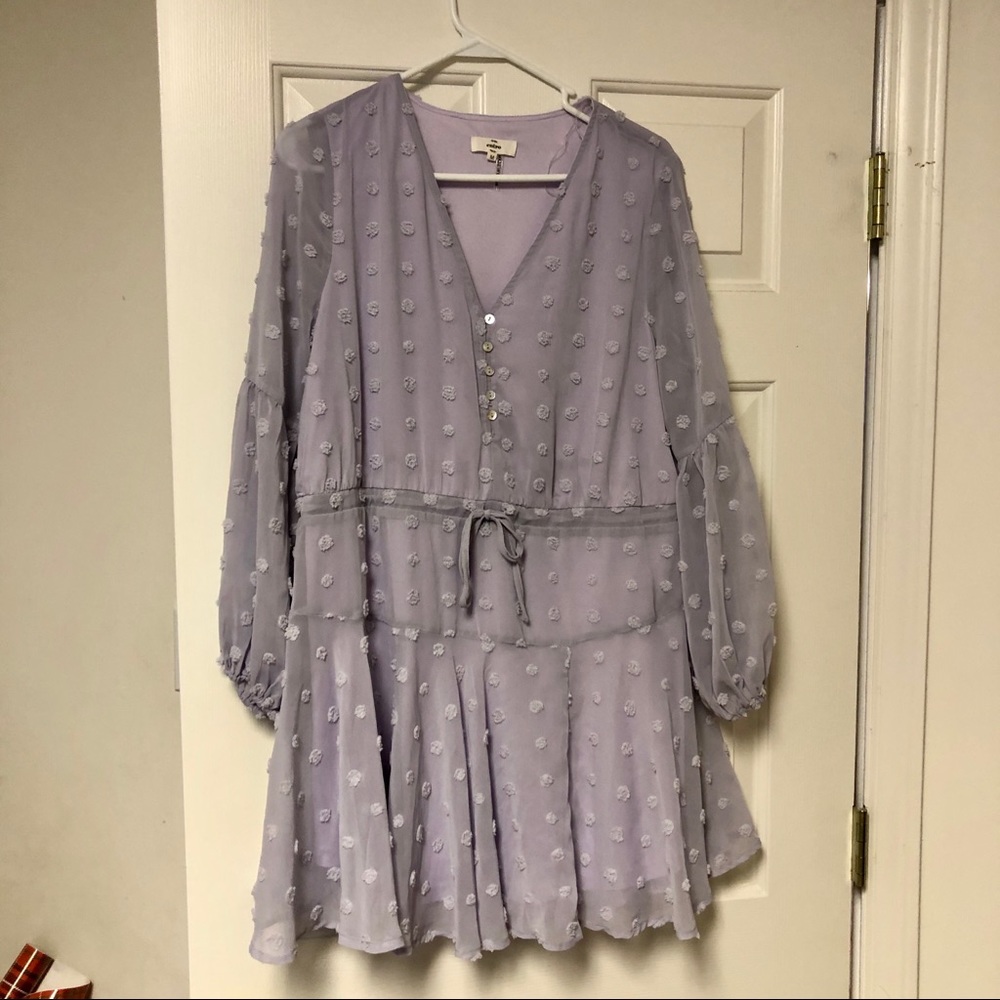 Entro Purple Long sleeve Dress